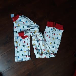 4t Christmas lights pjs